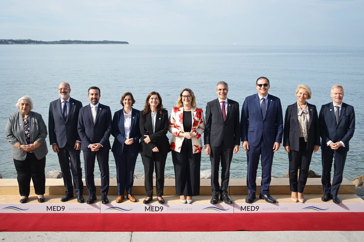 Γραμματεία Κυπριακής Προεδρίας Συμβουλίου ΕΕ 2026 (@cy2026eusec) on Twitter photo 📍Portorož, Slovenia ~ 🇪🇺 MED9 Ministerial Meeting
Deputy Minister of Migration and International Protection <a href="/NickAIoannides/">Nicholas A Ioannides, PhD</a> represented Cyprus at the #MED9 discussions with Ministers and State Secretaries for European Affairs, on strengthening competitiveness, securing a 📍Portorož, Slovenia ~ 🇪🇺 MED9 Ministerial Meeting
Deputy Minister of Migration and International Protection <a href="/NickAIoannides/">Nicholas A Ioannides, PhD</a> represented Cyprus at the #MED9 discussions with Ministers and State Secretaries for European Affairs, on strengthening competitiveness, securing a