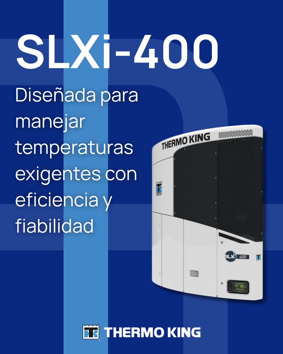 Con un funcionamiento confiable, emisiones más bajas y una instalación más sencilla, estos equipos ayudan a que tus productos lleguen en perfectas condiciones mientras cuidas el medio ambiente. 🚛❄️
🔗 bit.ly/SLXi-400-TK25

#SLXi400 #ThermoKing #RefrigeraciónDeTransporte