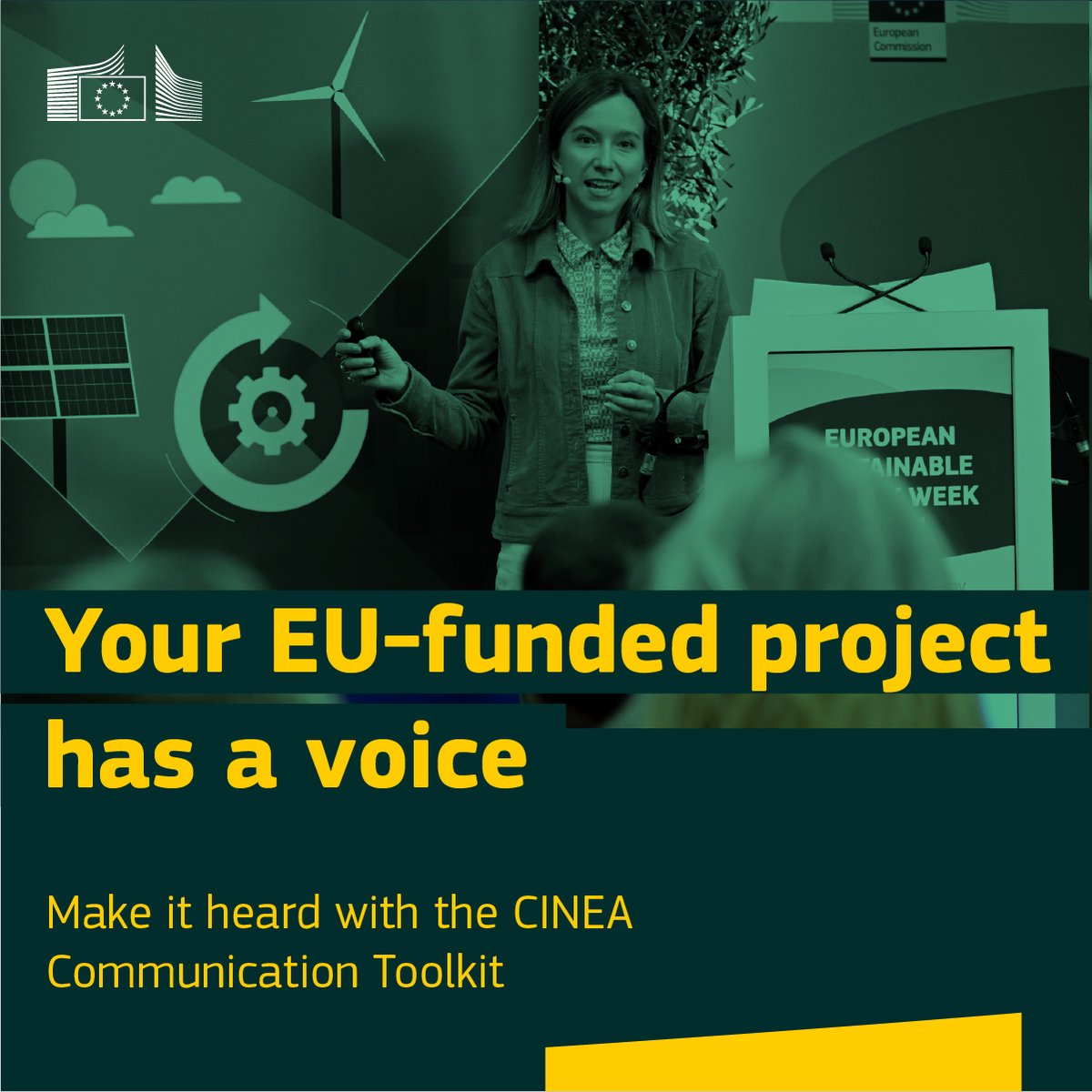 cinea_eu's tweet image. 💡Effective project communication builds connections, drives collaboration & shows the value of #EU cooperation. Explore the CINEA Communication Toolkit for practical tips⤵️
cinea.ec.europa.eu/beneficiaries-…
#HorizonEU #Climate #Energy #Transport #CEF #LIFEprogramme #EMFAF #InnovationFund