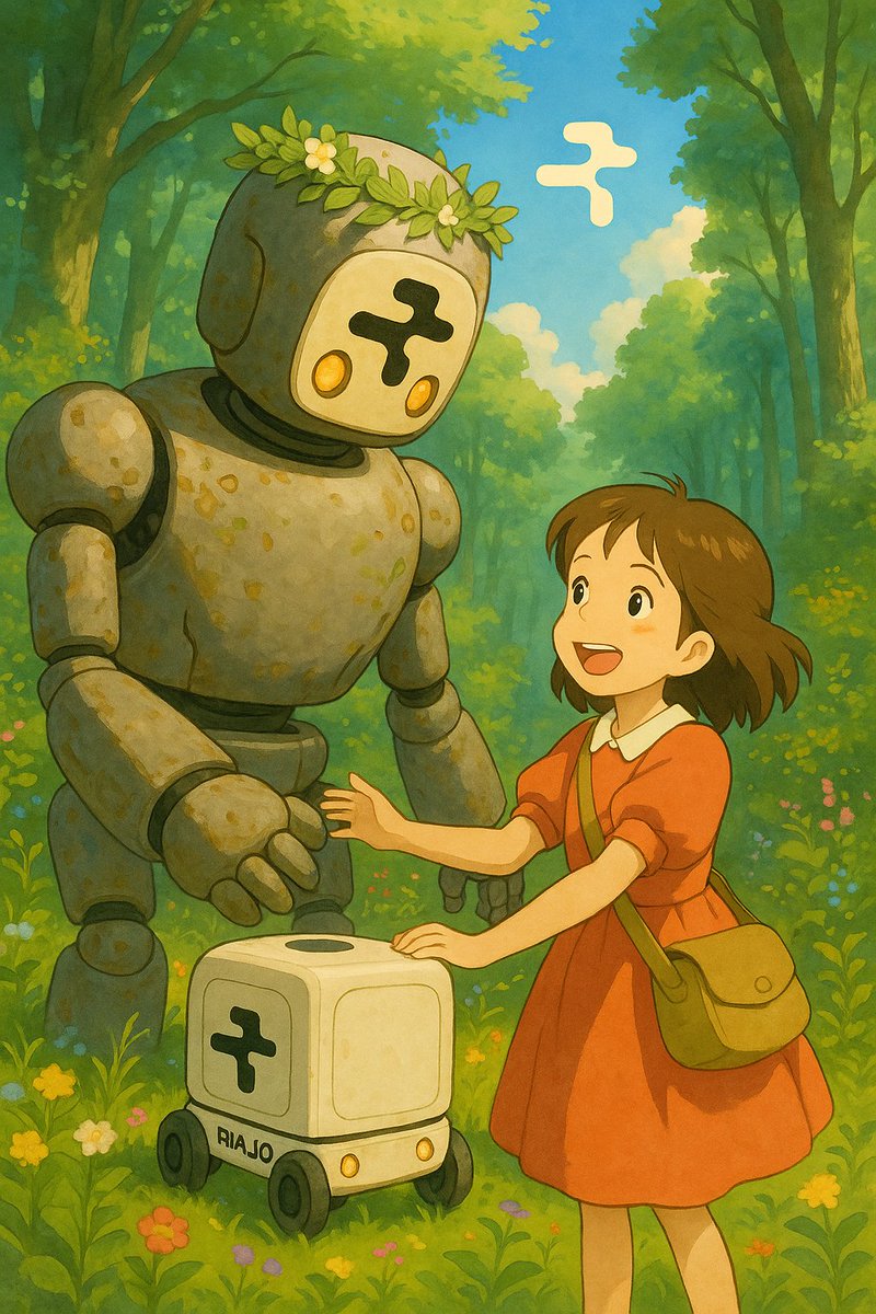 testnetstar7's tweet image. Todays theme for @RialoHQ art creations was Hayao Miyazaki&apos;s Studio Ghibli style. I envisioned Rialo in a peaceful and colourful universe with harmony.

Hope you like em.