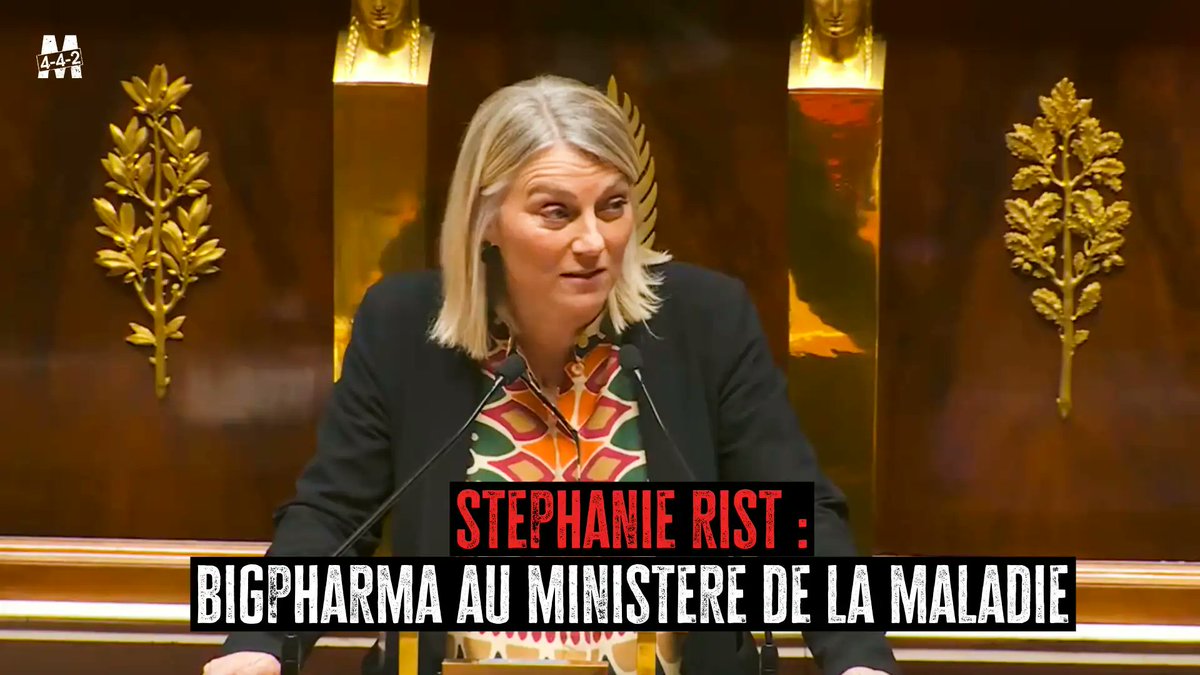 Quand les labos pharmaceutiques placent leur pion au gouvernement : Stéphanie Rist, nouvelle ministre de la Santé 
lemediaen442.fr/quand-les-labo… 

Comme le dit le Dr Gérard Delépine : « C’est l’industrie pharmaceutique  qui choisit le ministre de la santé depuis au moins 20 ans. »