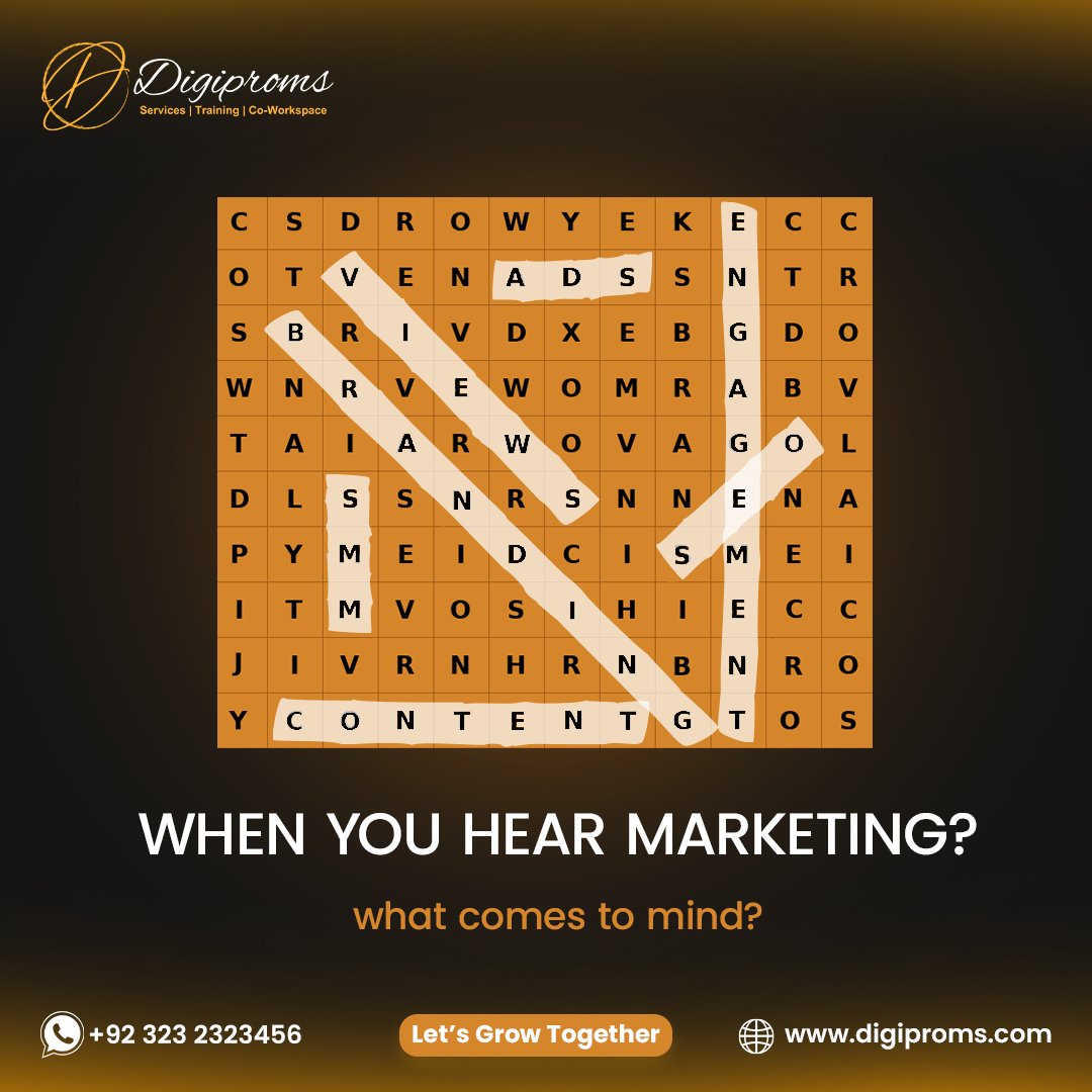 digipromsagency's tweet image. When you hear marketing, what’s the first word you think of?

At #Digiproms, we decode audience behavior, optimize performance, and help brands grow smarter.
🌐 digiproms.com 
 📞 +92 323 2323456

#DigitalMarketingAgency #CreativeStrategy #AIDrivenMarketing