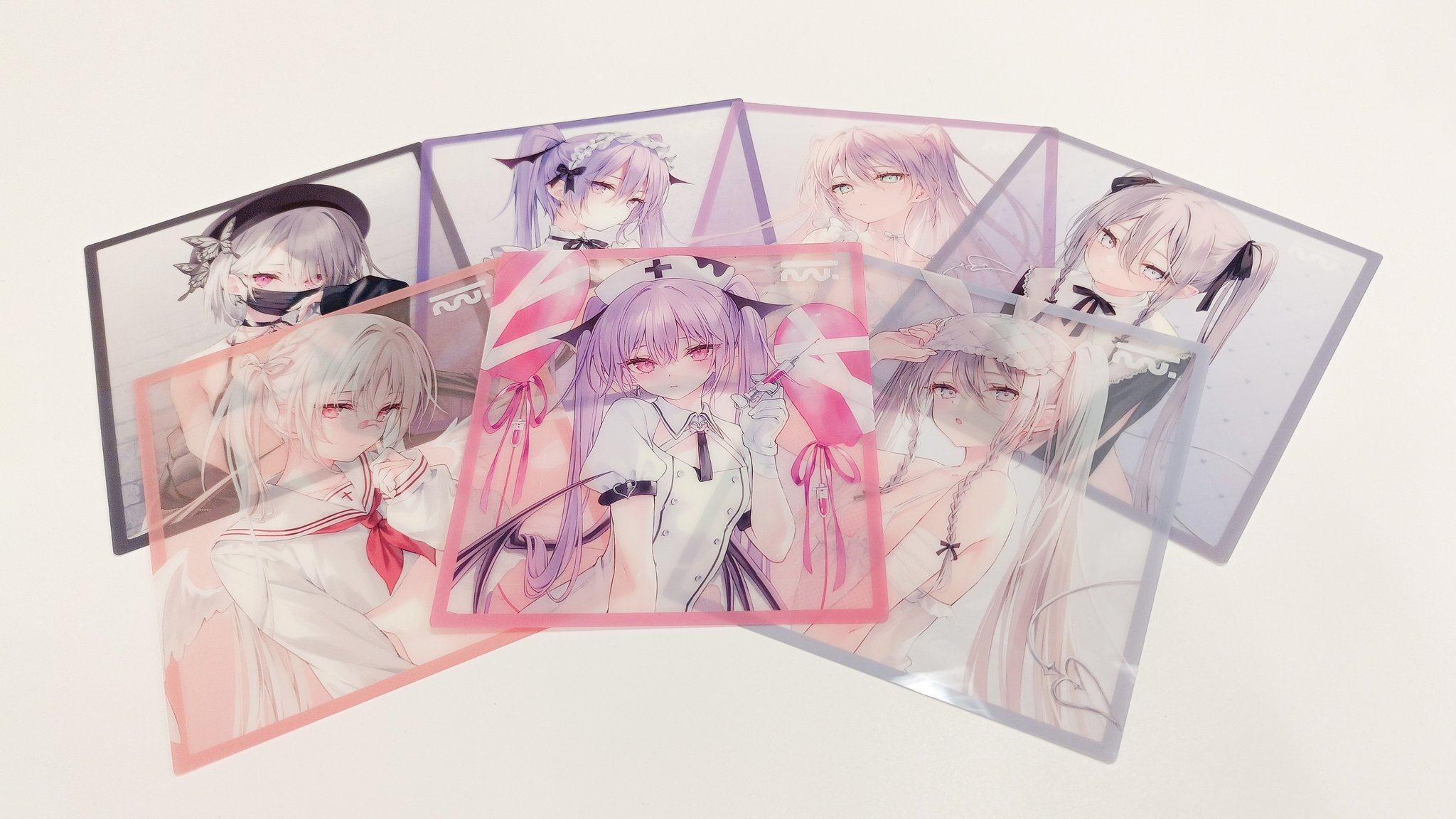 rurudo FALLEN ポップアップショップ クリアミニ色紙 全7種セット rurudo FALLEN ポップアップショップ クリアミニ色紙 全7種セット