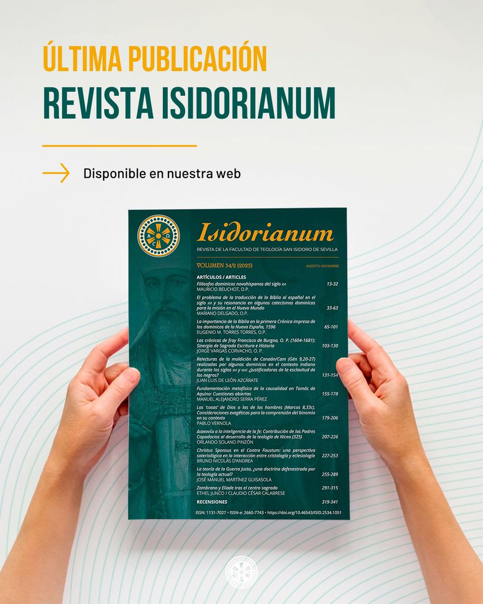 Facultad de Teología San Isidoro de Sevilla tweet media