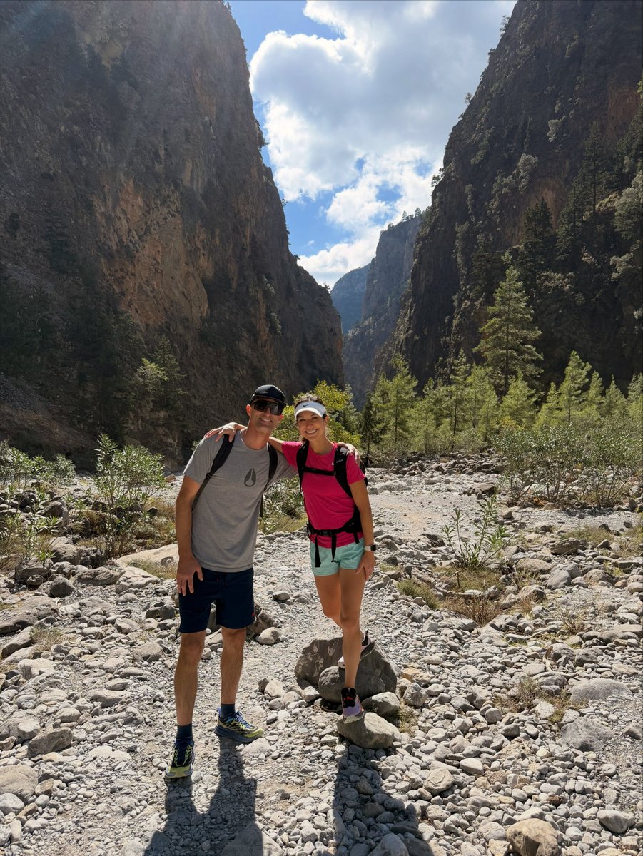 Exploring God’s country with my man. 20 years married - hello GREECE! 
Samaria Gorge, Crete
