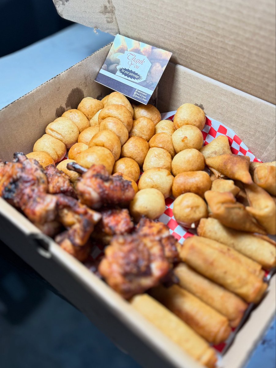 nutz_n_chops's tweet image. Good Morning Fam

It’s a new week🥳🥳
A new day💃

To make party bookings, or unit orders, call/whatsapp-08039108947
📍Abule Egba,Lagos.

Working with a budget?
Let us know how we can help achieve your goal for having delicious and tasty smallchops😄

Ensure to preorder.