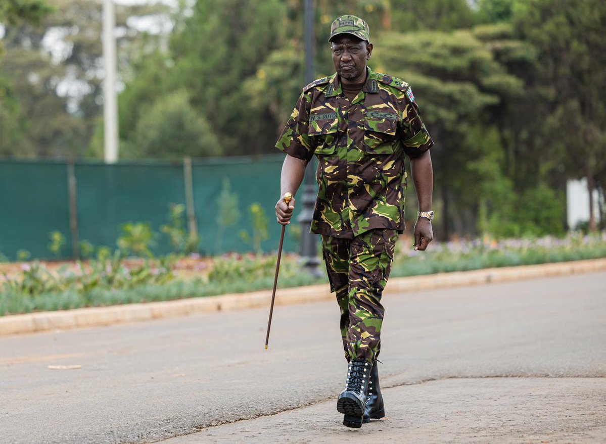 UDAPartyKe's tweet image. Commander In Chief. The symbol of authority, discipline, and national pride.
C in C, standing tall with the men and women who defend our sovereignty. #KDFDay