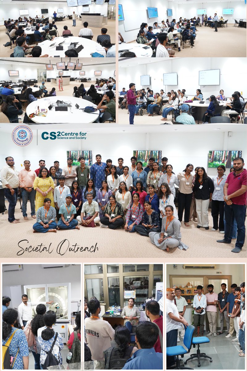 CS2_IISERB's tweet image. CS2–IISERB hosted students & teachers from Rajghat Besant School, Varanasi (UP) for a scientific exposure visit!
🔹Sessions by Prof. J. Sankar, Dr. Feroz Suri, Dr. Biswajit Patra & Dr. Ankita
🔹Tour of Central Instrumentation Facility
Inspiring young minds to explore science!