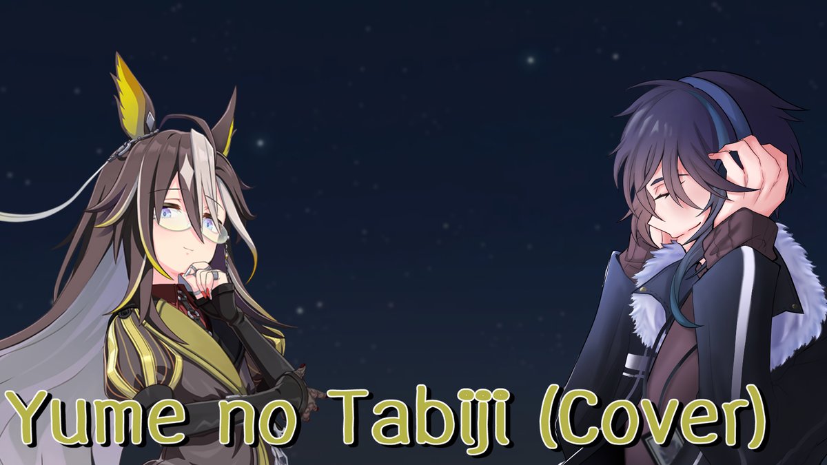 AlanManage's tweet photo. Yume no Tabiji: Uma Musume: Pretty Derby Fansong (Cover)

นานๆทีจะได้ทำ Cover เพลงซักที ฝากไว้กับทุกคนนะครับผม
https://t.co/mIPlAOt5WM https://t.co/UmBK2FMxBr