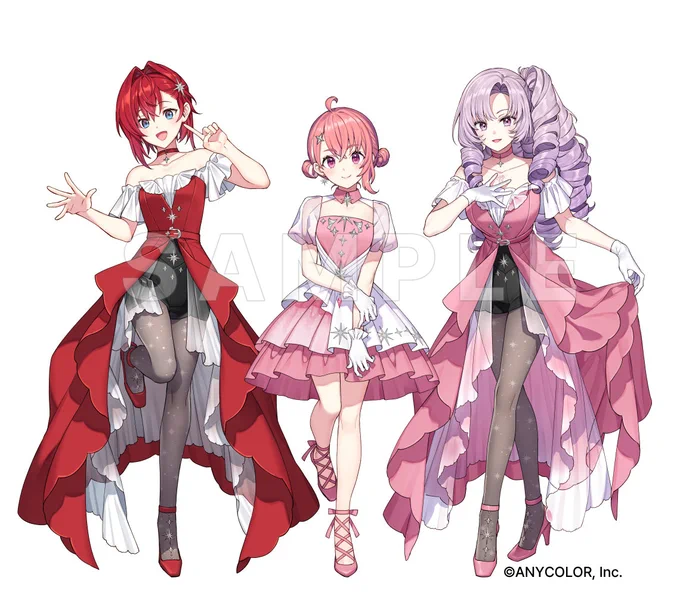 「にじさんじ 7th Anniversary」にてライバー14名様の7周年お仕立てを担当させて頂きました。少し時間が経ちましたがアップさせて頂きます