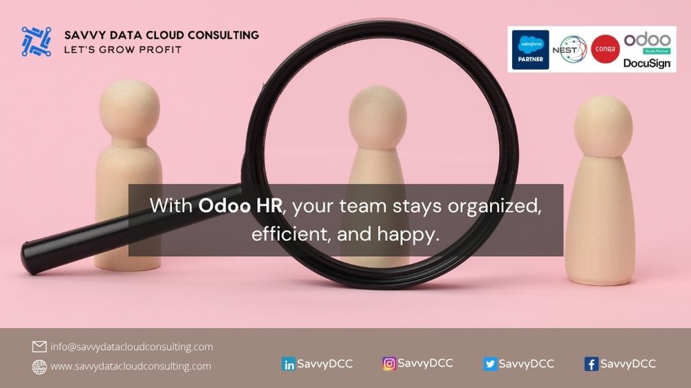 SavvyDCC's tweet image. With Odoo HR, your team stays organized, efficient, and happy.
#SavvyDataCloudConsulting #Odoo #OdooExperts #OdooPartner #OdooUAE #OdooHR #HumanResources #EmployeeManagement #Payroll #Recruitment #OdooERP