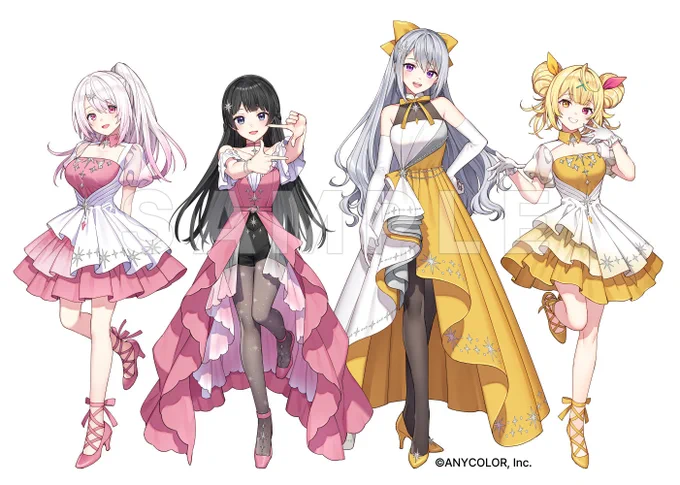 「にじさんじ 7th Anniversary」にてライバー14名様の7周年お仕立てを担当させて頂きました。少し時間が経ちましたがアップさせて頂きます