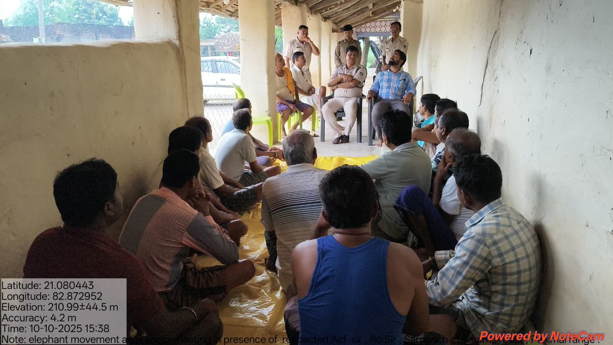 BargarhDfo's tweet photo. Elephant movement awareness programme conducted at Tampar and Saramsil villages of Paikmal Range in the presence of ACF, Ranger, forest staffs and local villagers — fostering harmony and safety between people and wildlife . 
@PCCFWL_Odisha @pccfodisha @SambalpurRccf . https://t.co/BigGrtbHXL