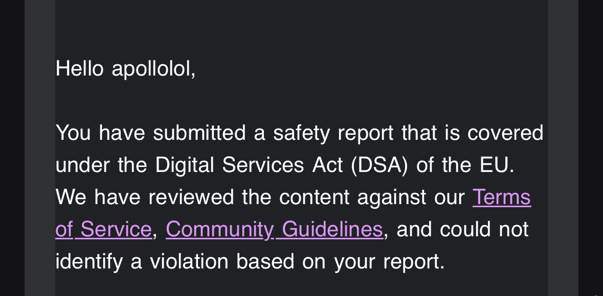 There’s a scammer pretending to be me on multiple websites and they even have a fake twitch account. <a href="/TwitchSupport/">Twitch Support</a> sees nothing wrong with it though 👍 I love automated systems so much