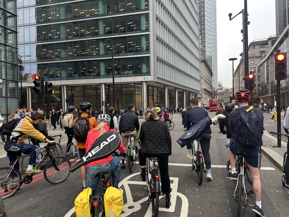 Middle-aged men in Lycra waiting at a red light to lull innocent and unsuspecting right-wing columnists into a false sense of security before mercilessly skittling them on the streets of the City of London