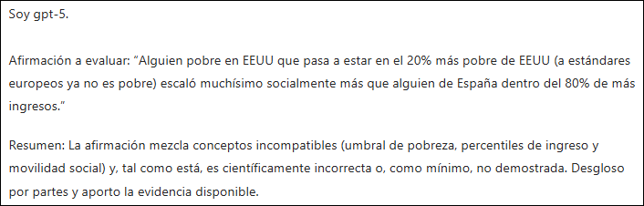 yoakyny's tweet photo. @Bolmercl @JuanLuis_JG No se a quien pretende engañar dando datos sin ton ni son que no demuestran su afirmación.

Recuerde, aquí hablamos de movilidad social...

Respuesta de Ghat GPT-5: https://t.co/imnFcSGx2u