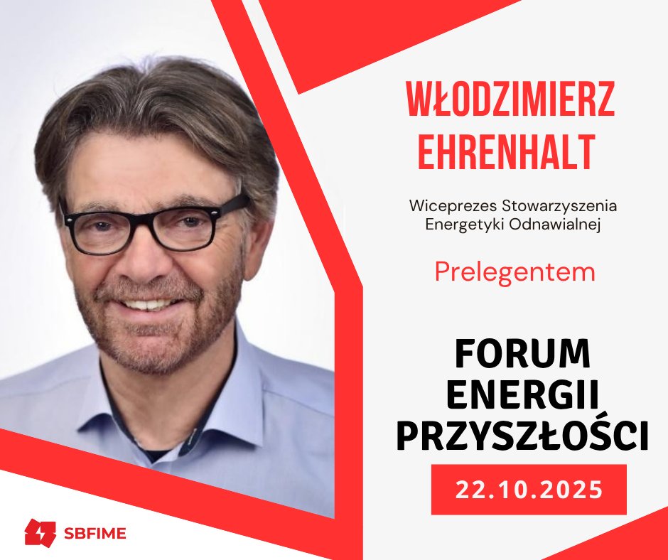 Z przyjemnością ogłaszamy, że do grona prelegentów Forum Energii Przyszłości – Wielkiej Integracji Branży PV 2025 dołączył Włodzimierz Ehrenhalt,  Wiceprezes Stowarzyszenia Energetyki Odnawialnej.
polskapv.pl/wlodzimierz-eh…