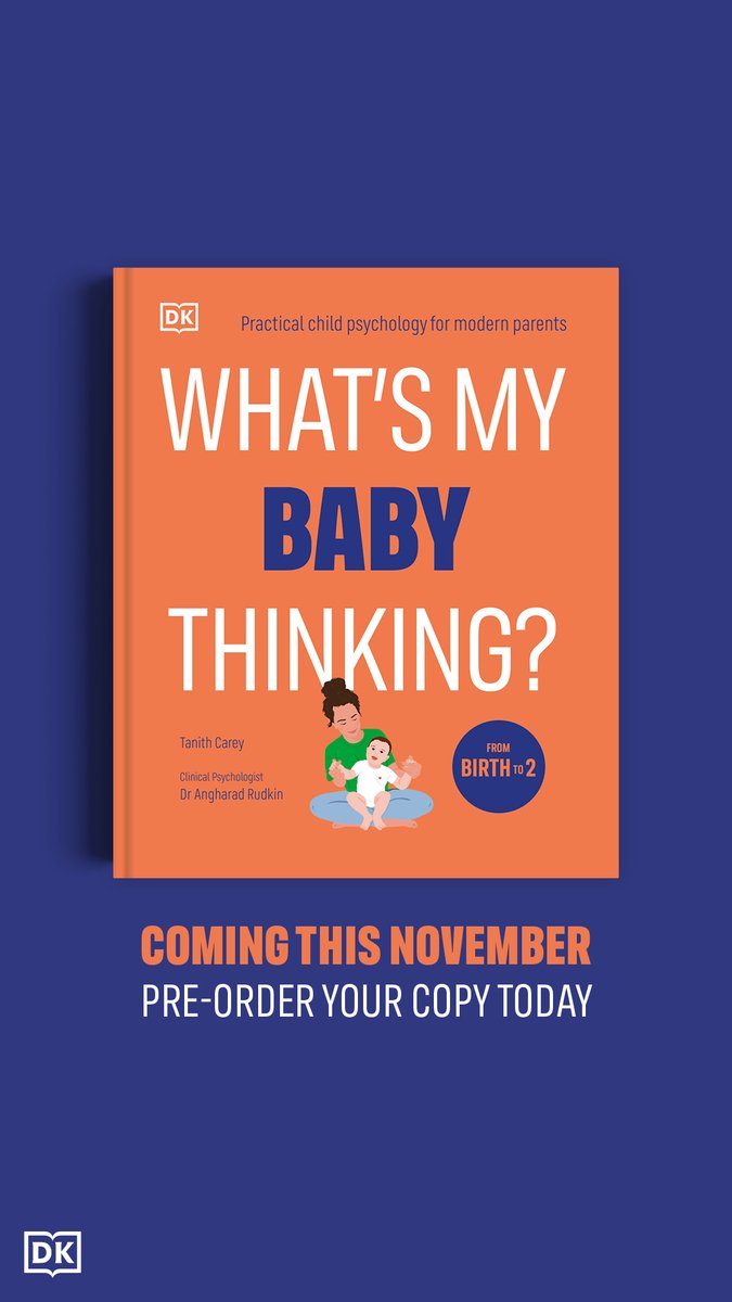 TanithCarey's tweet image. One week to go! 🎉 

What’s My Baby Thinking? - the book that helps you decode your baby’s behaviour and build a deeper bond from day one is out Oct 21 in the US. 

Available now for pre-order!👶💭 

#Parenting #NewParents #BabyDevelopment  #momlife, #motherhood #newborn #newbook