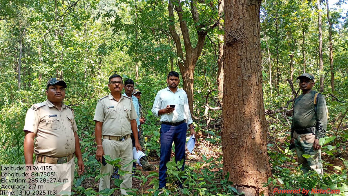 DfoBonai's tweet photo. #Joint timber coupe verification with #OFDC at #Kusumdihi SWC-5, Jamudarh Beat, Saplata Section,#Tamra Range. 🌳 #SustainableForestry #BonaiForestDivision
@pccfodisha
@Prem_CWLWOdisha
@RourkelaRc79045 https://t.co/PFMojQuDNe