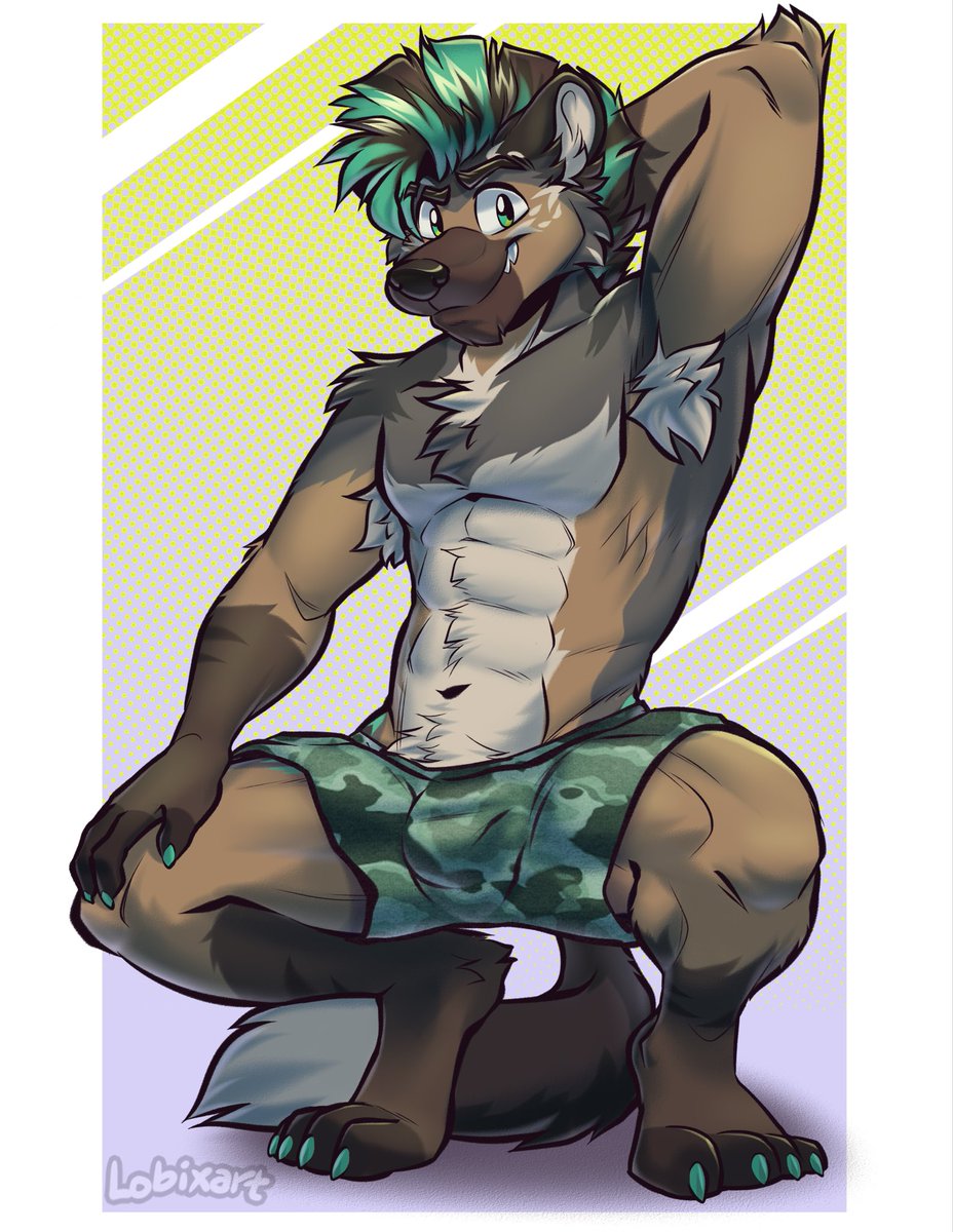 This yeen has been hitting the gym 💪

Art by <a href="/lobixart/">Lobixart🔜 🌵🛁</a>