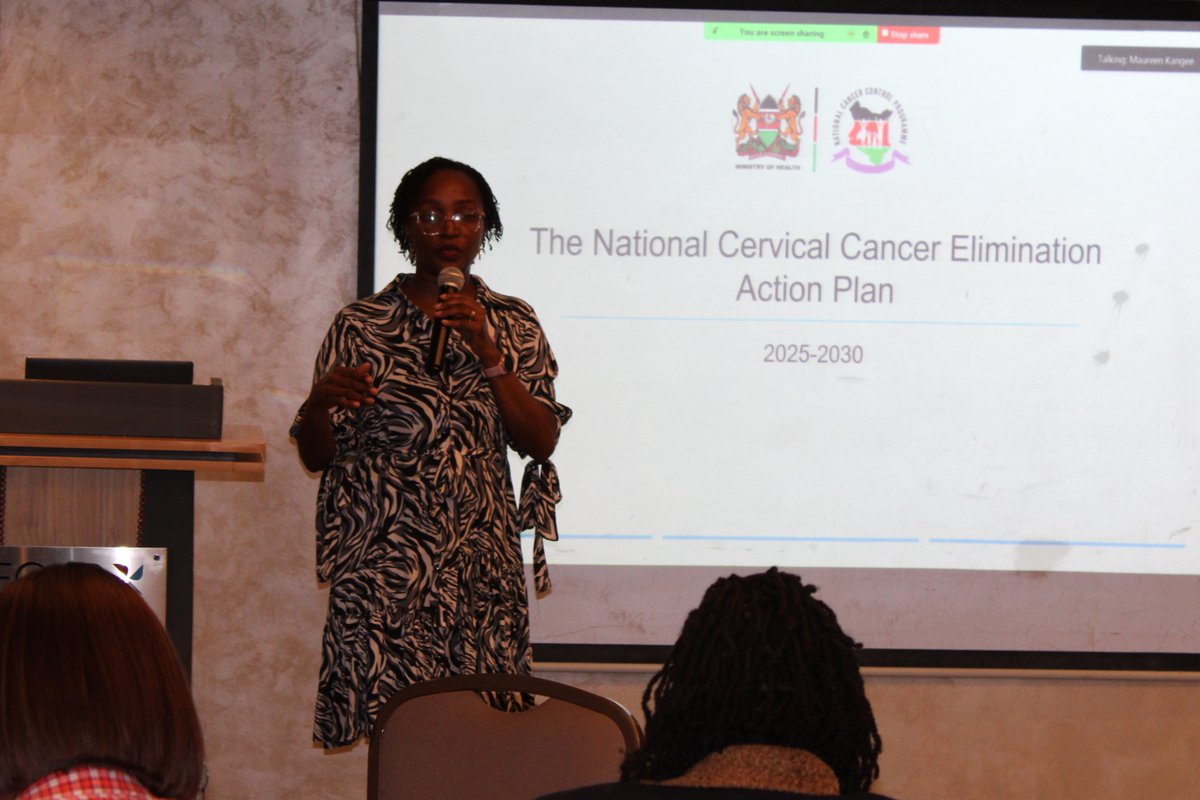 CancerProgramKE's tweet image. Happening Now!
The National Cervical Cancer Action Plan Validation Meeting brings together MOH experts and partners to review the plan, advancing our shared vision of a Kenya free from the burden of cervical cancer.
#CervicalCancerAwareness
#ZuiaCancer