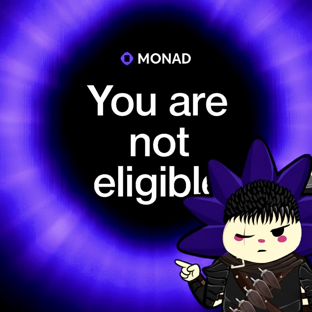 Monad Airdrop Claim Portal opens in less than 6 hrs.

any interaction on this post matters.

even if u get the “you’re not eligible” on Monad portal, CHOG will make u eligible in its own ways.

don’t worry, the mascot of Monad got you.
CHOG rewards its believers.