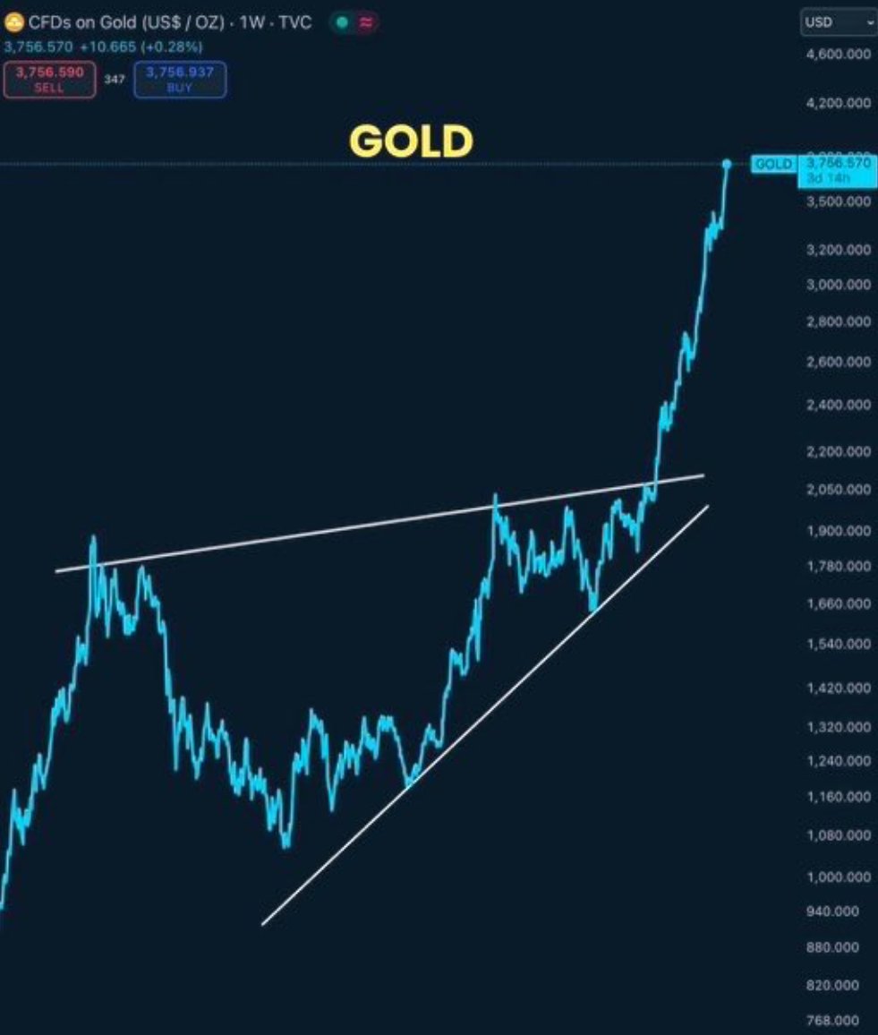 #Gold leads.
#Bitcoin follows.
#Beamcat beams. 🌈 😼