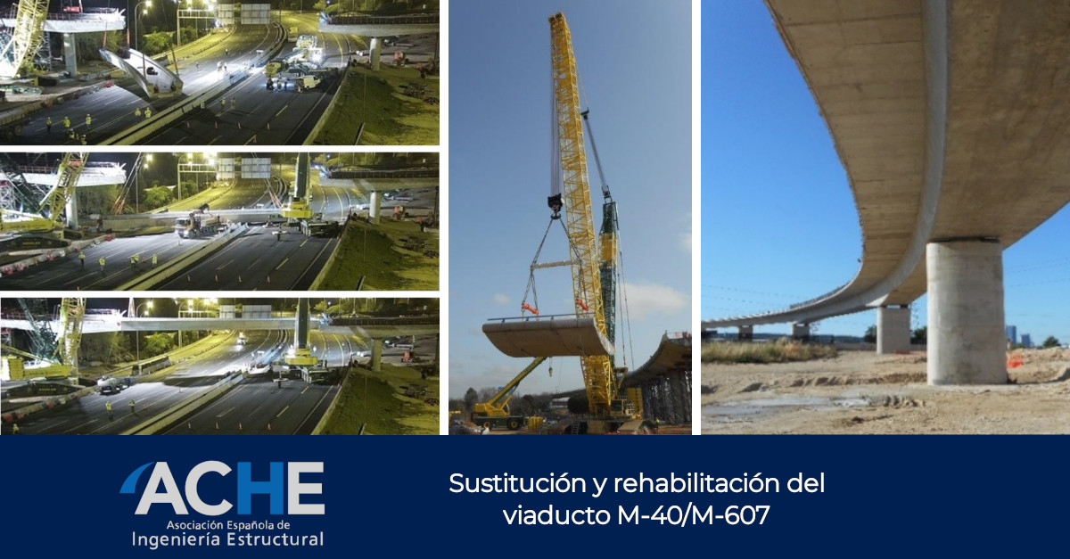 🔧 En solo 9 meses se renovó el viaducto M-40/M-607: desmontaje completo, refuerzo estructural y nuevo tablero en un entorno de alto tráfico y líneas AV.
Leed el artículo completo GRATIS 👉 hormigonyacero.com/index.php/ache…

#ACHE #HormigonyAcero #IngenieriaEstructural