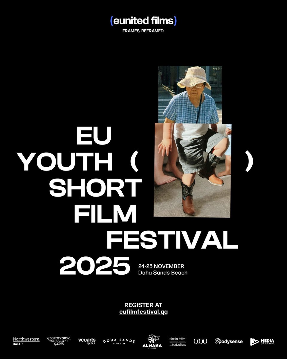 🎬 Proud to support the EU Youth Short Film Festival 2025!

A celebration of cinema, youth talent, and meaningful stories.
🎥 Join the @euinqatar in two days of thought-provoking films at the EU Youth Short Film Festival 2025, an unforgettable celebration of creativity,