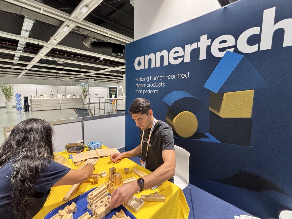 annertech's tweet image. We are getting settled at @DrupalConEur – and the exhibition hall is filling up! We're still building things... just a little more analogue! Come challenge a member of our team to a quick game, grab some swag, and let's talk about #Drupal or #LocalGovDrupal. #DrupalConVienna