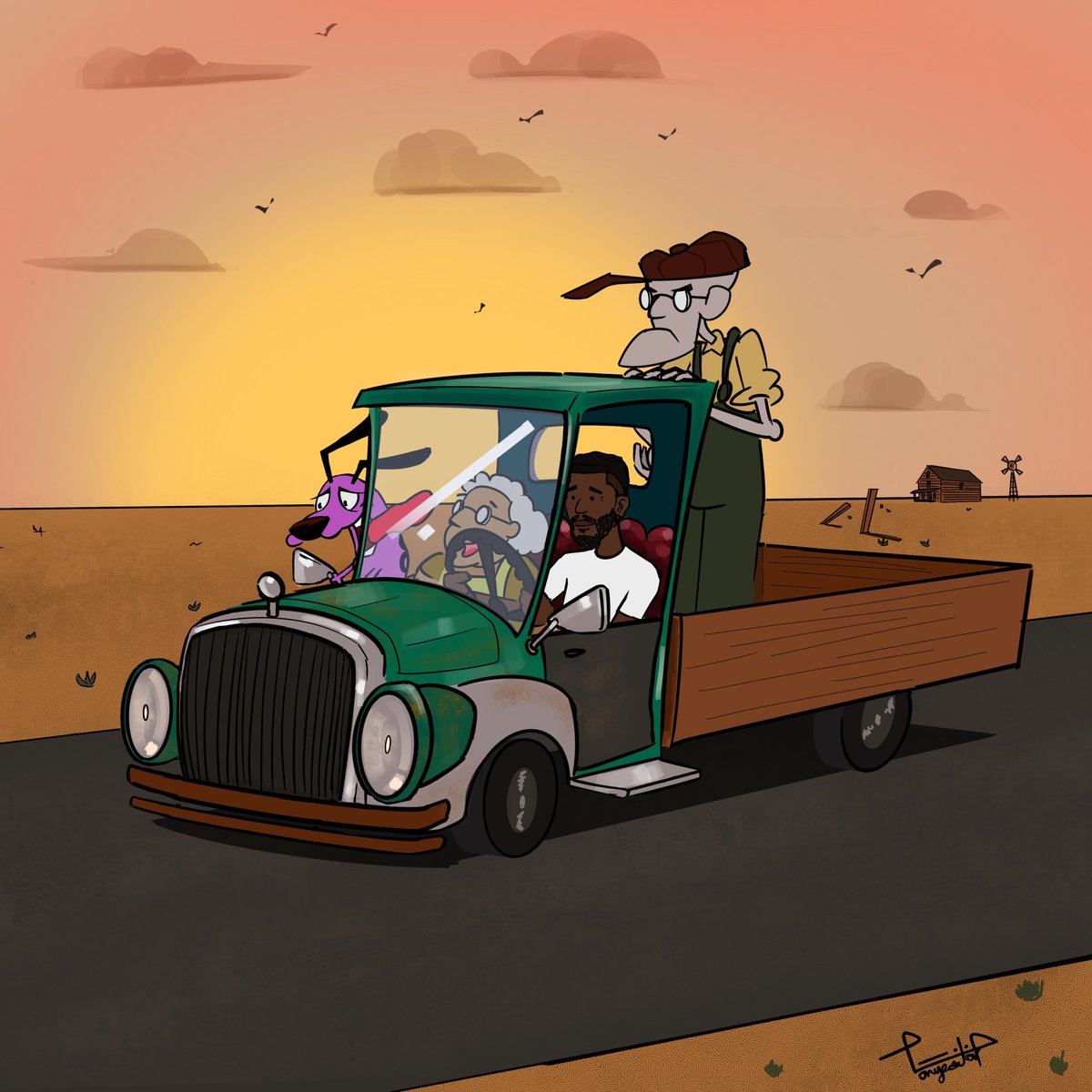 workofbinus's tweet photo. That time Eustace let me drive … https://t.co/KYYaIwY5Jc