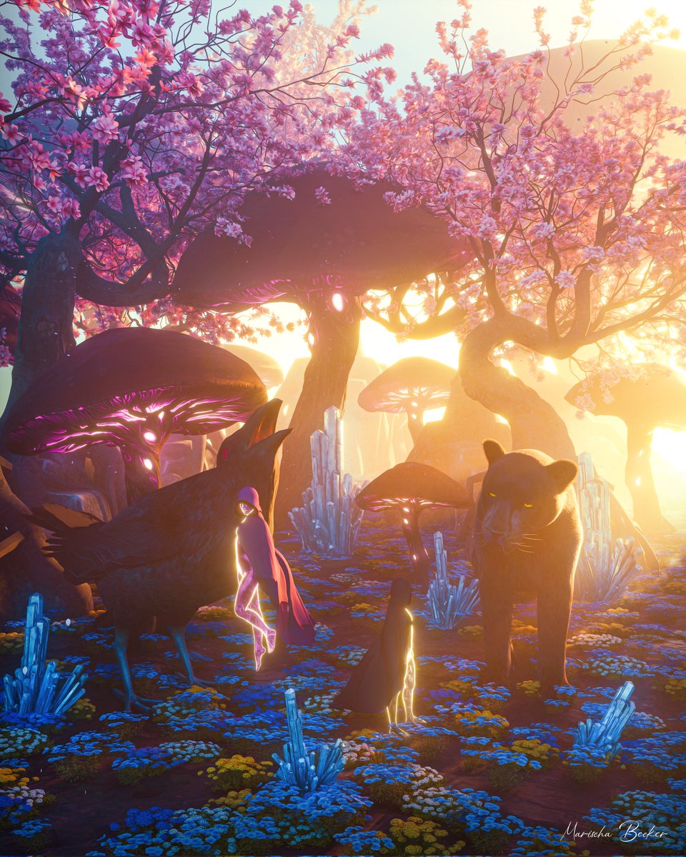 Gm. ✨

Thrilled to share my new artwork: Feather &amp; Shadow! 🐦‍⬛🐈‍⬛

This piece is a mystical journey into high-level platonic soulmate connection, embodied by the Crow and the Panther. It’s a visual representation of how two distinct yet perfectly balanced energies—one repelling,