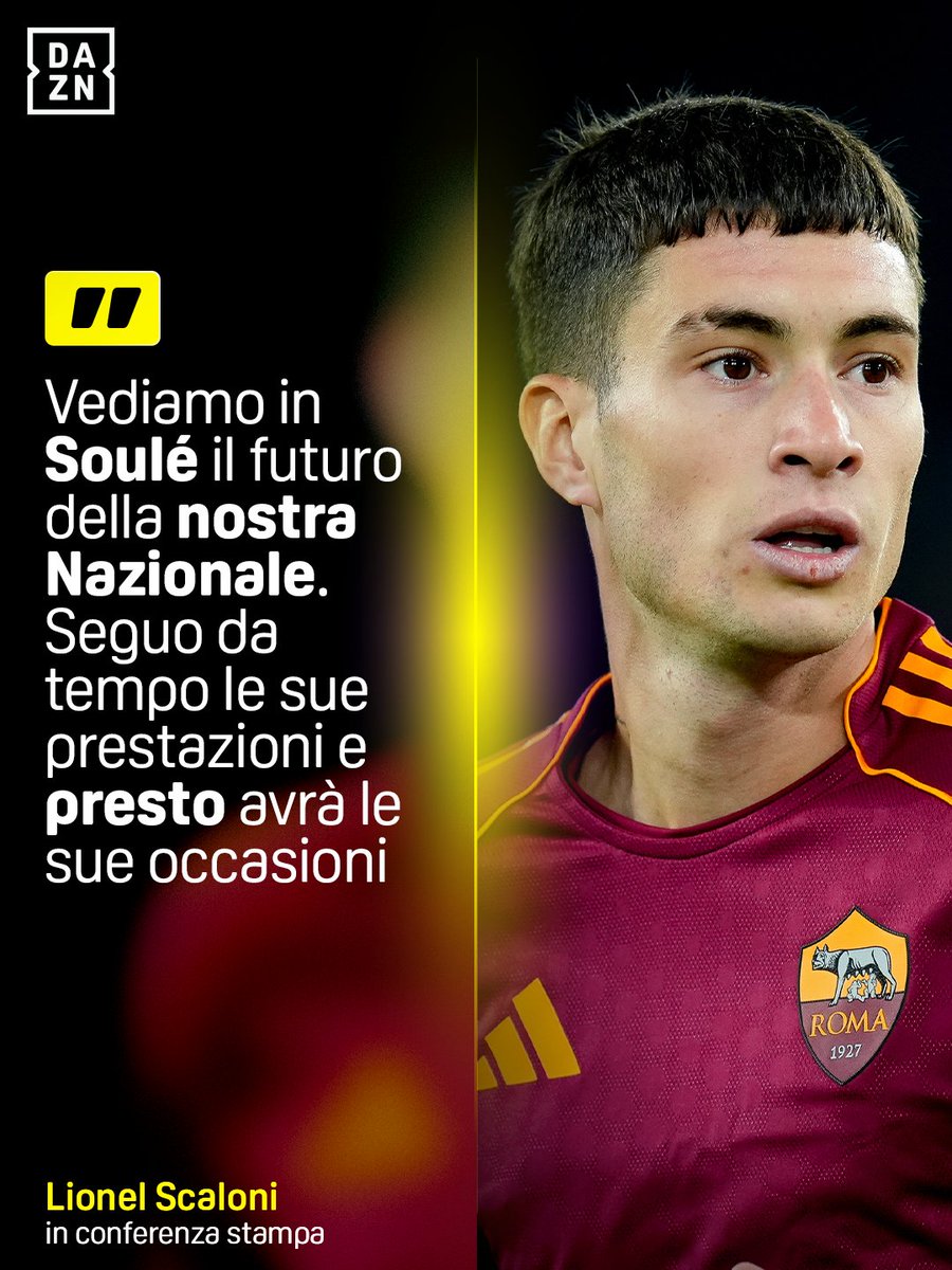L'Italia deve già dire addio a Soulé ❓ Scaloni e l'Argentina mettono le  cose in chiaro 🇦🇷 #Soulé #DAZN, image size:900x1200