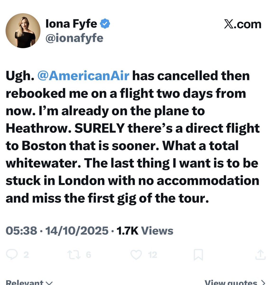 Noseconnoisseur's tweet image. It’s nice to see @AmericanAir having a humanitarian side as they try stop folk suffering from the screeching