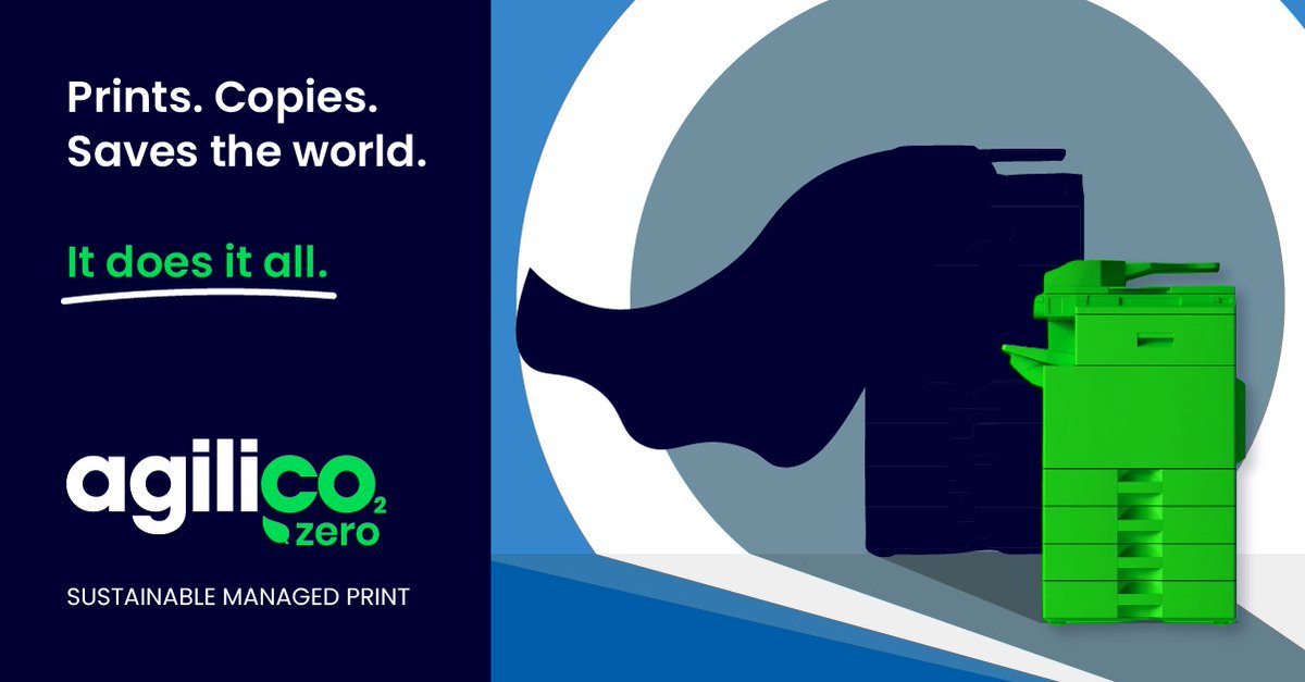 teamagilico's tweet image. Meet #AgilicoZero, the caped crusader of multifunctional devices. 

Fighting for productivity &amp;amp; slashing carbon, this award-winning refurbished MFD emits up to 97.5% less CO2e than brand-new.

okt.to/Zmxzgl

#WorkplaceTechnology #MakeWorkEasy #EcoTech #SustainableOffice