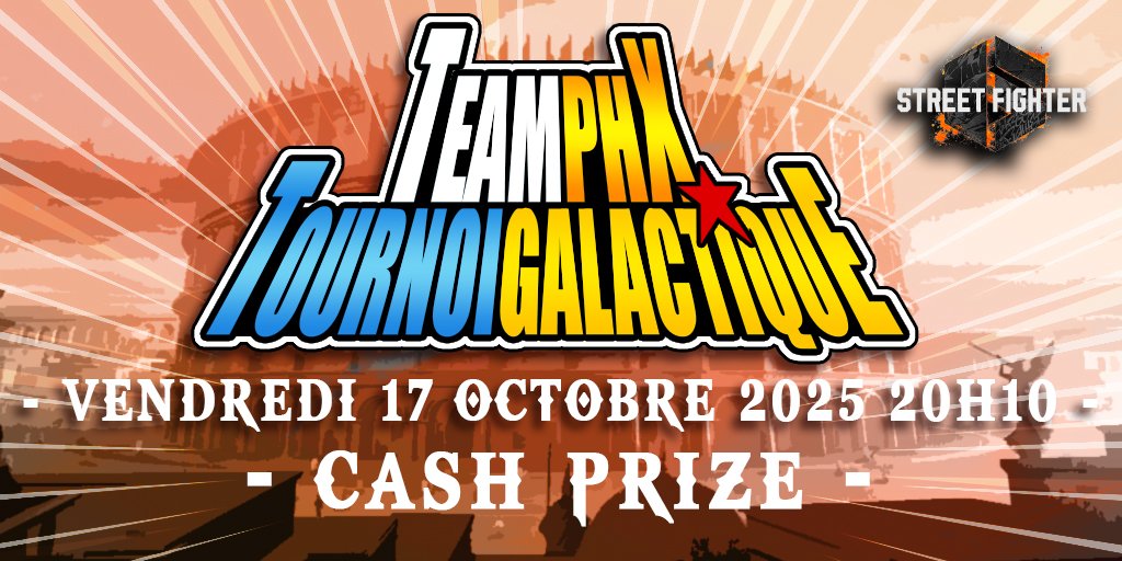 L'evo c'est terminé mais les WW france c'est bientôt.
Ca tombe le tournoi Galactique organisé par nos soins c'est
🗓 Vendredi 17 octobre 20h10(check-in 19h)
Full ft3 
Cash prize garanti.
discord(obligatoire) discord.gg/jCQJ3mPPt
Challonge
challonge.com/fr/1e5pvjrj