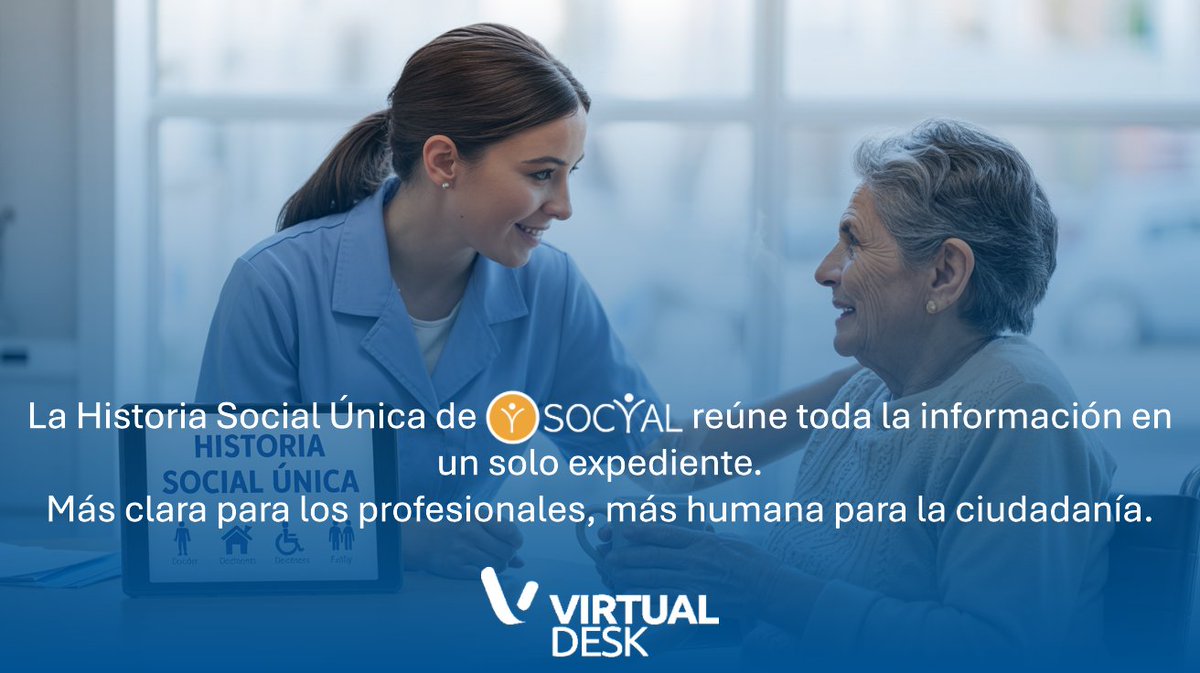 Modernizar los servicios sociales significa unificar la información.
Con la Historia Social Única de SOCYAL, la administración trabaja con datos trazables, seguros y accesibles en un único sistema.
Se ofrece una atención más ágil y de mayor calidad.
👉socyal.es