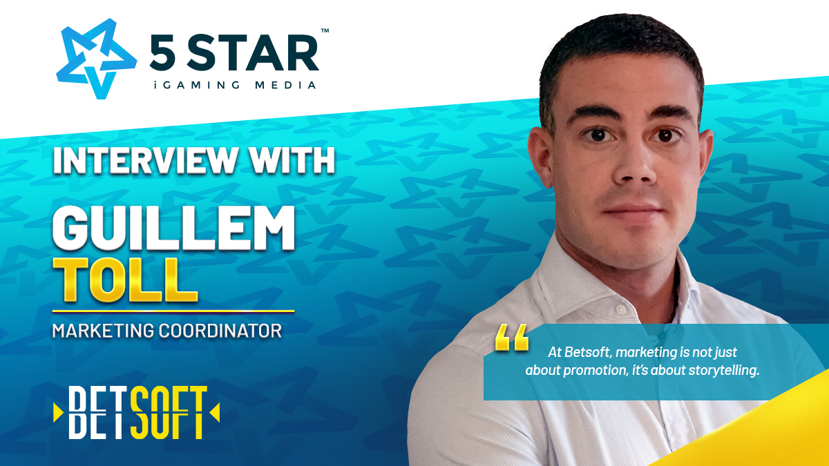 🎯 Betsoft Marketing Insights!
Our Marketing Coordinator, chats with 5 Star Media about creative campaigns, socials, and the role of affiliates in shaping iGaming.

Full interview 👉 loom.ly/4ppjrZc

🔞 BeGambleAware.org

#5StarMedia #Betsoft #iGaming #Interview