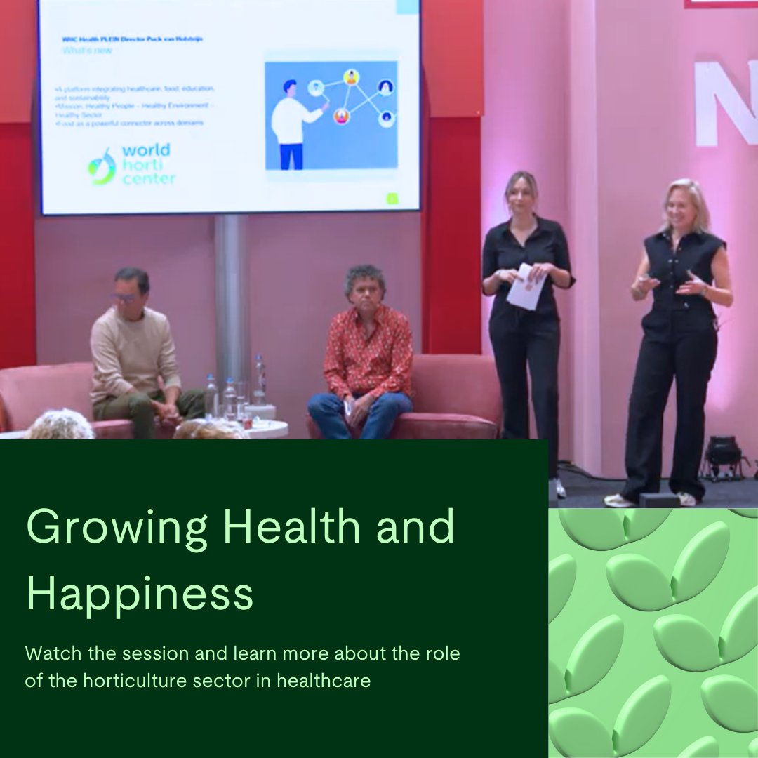 GreenTechRAI's tweet image. The connection between food and health cannot be denied.
Get to know everything about it in this 50-minute session, led by the @WorldHortiCentr in collaboration with health partners.

👉 Watch it here: youtube.com/watch?v=UozEGC…