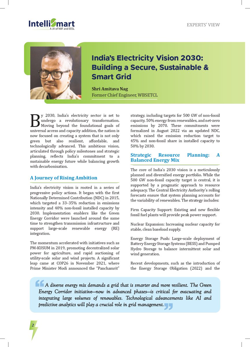 Intelli_Smart's tweet image. The 49th Edition of K-Xchange is live now! India's only smart metering newsletter is back with power-packed insights that matter!
In this edition:
✅ Pan-India smart meter tender updates
✅ Key power sector highlights
✅ Expert article by an industry thought leader
✅ Policy and…