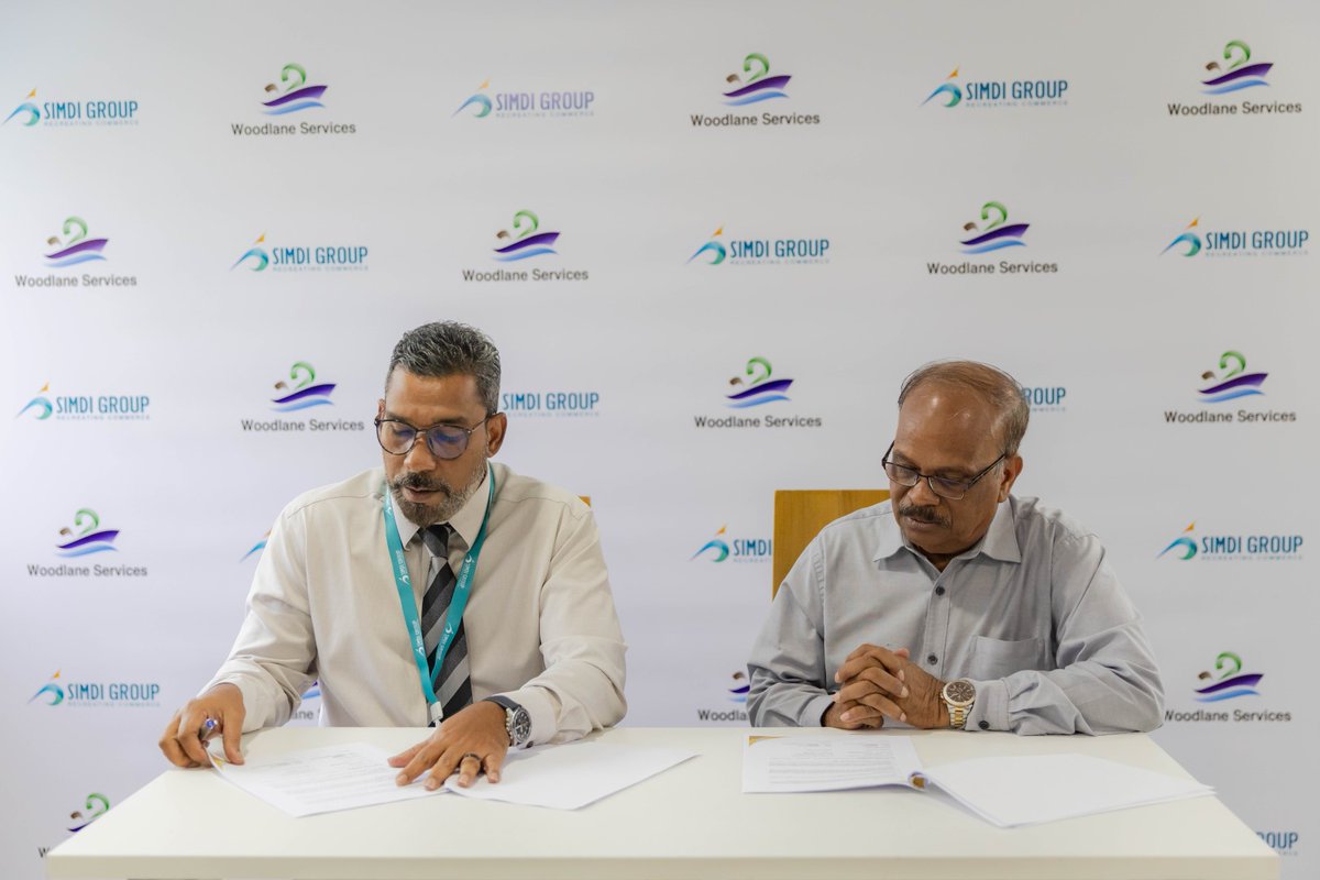 SIMDIgroup's tweet photo. We are pleased to announce the official signing of a sub-distributorship agreement between SIMDI Group and Woodlane Pvt. Ltd., appointing them as the exclusive sub-distributor for Gnaviyani Atoll Fuvahmulah City. https://t.co/zF1ofZFzcO