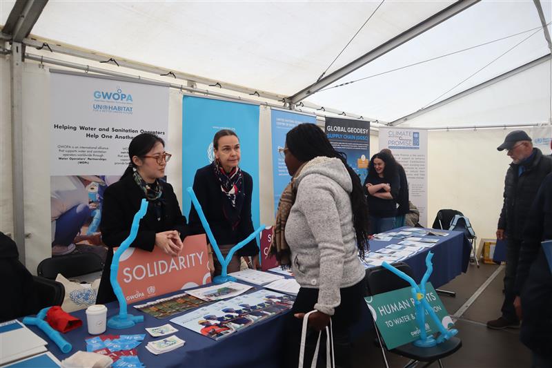 gwopa's tweet image. We had a fantastic time celebrating #UNBonnDay on Saturday at Bonn Market Square! 🇺🇳✨
Great to connect with the community and share how #GWOPA supports #WaterOperators worldwide to advance the #SDGs through #Partnerships and collaboration.
#UNBonn #WaterForAll