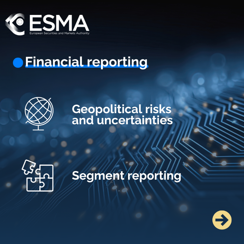 ESMAComms's tweet photo. #ESMA outlines European Common Enforcement Priorities (#ECEP) for the 2025 annual financial reports of listed issuers → https://t.co/03eT1qChKg

Key areas of focus:
📃 IFRS financial statements
🌿 #Sustainability statements
📱 ESEF digital reporting