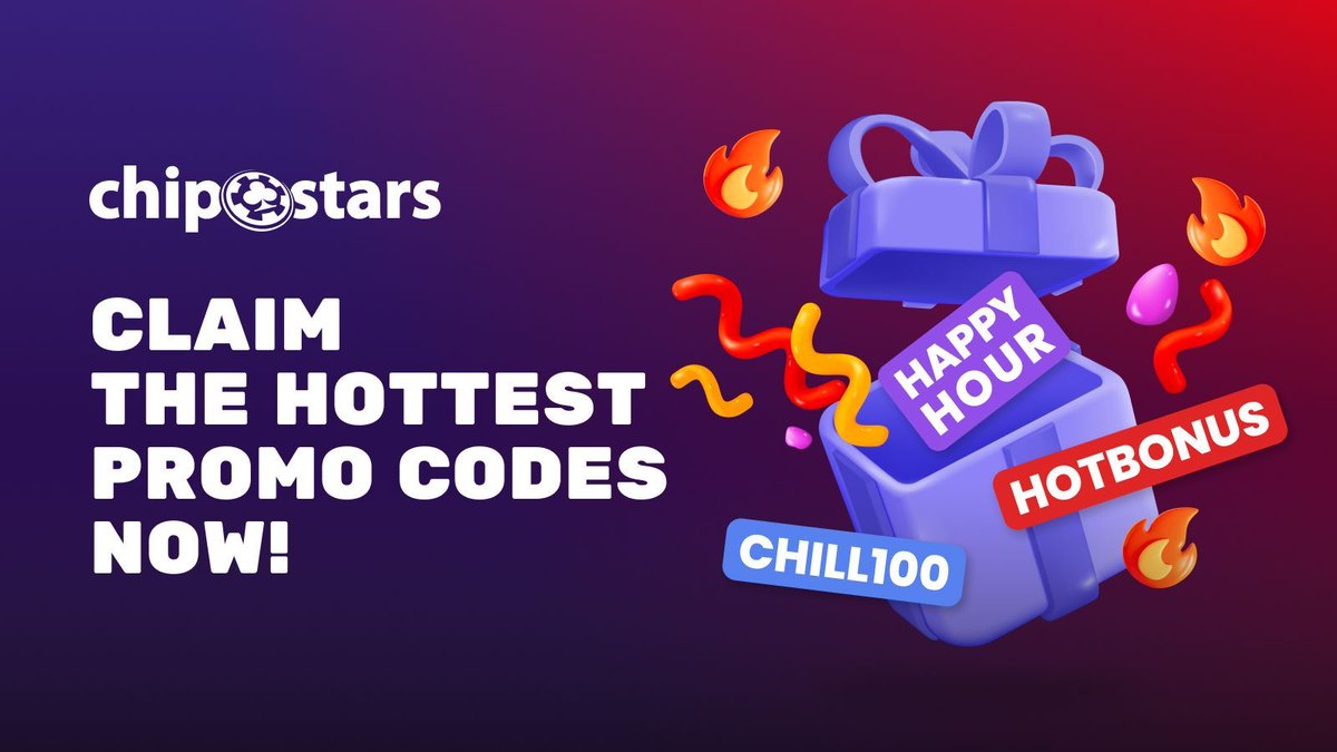Chipstars just turned up the heat with Hot Codes - your new go-to page for the most legendary bonus codes ever released.

These player-favorite promos are back by demand, offering everything from free spins to massive deposit bonuses.