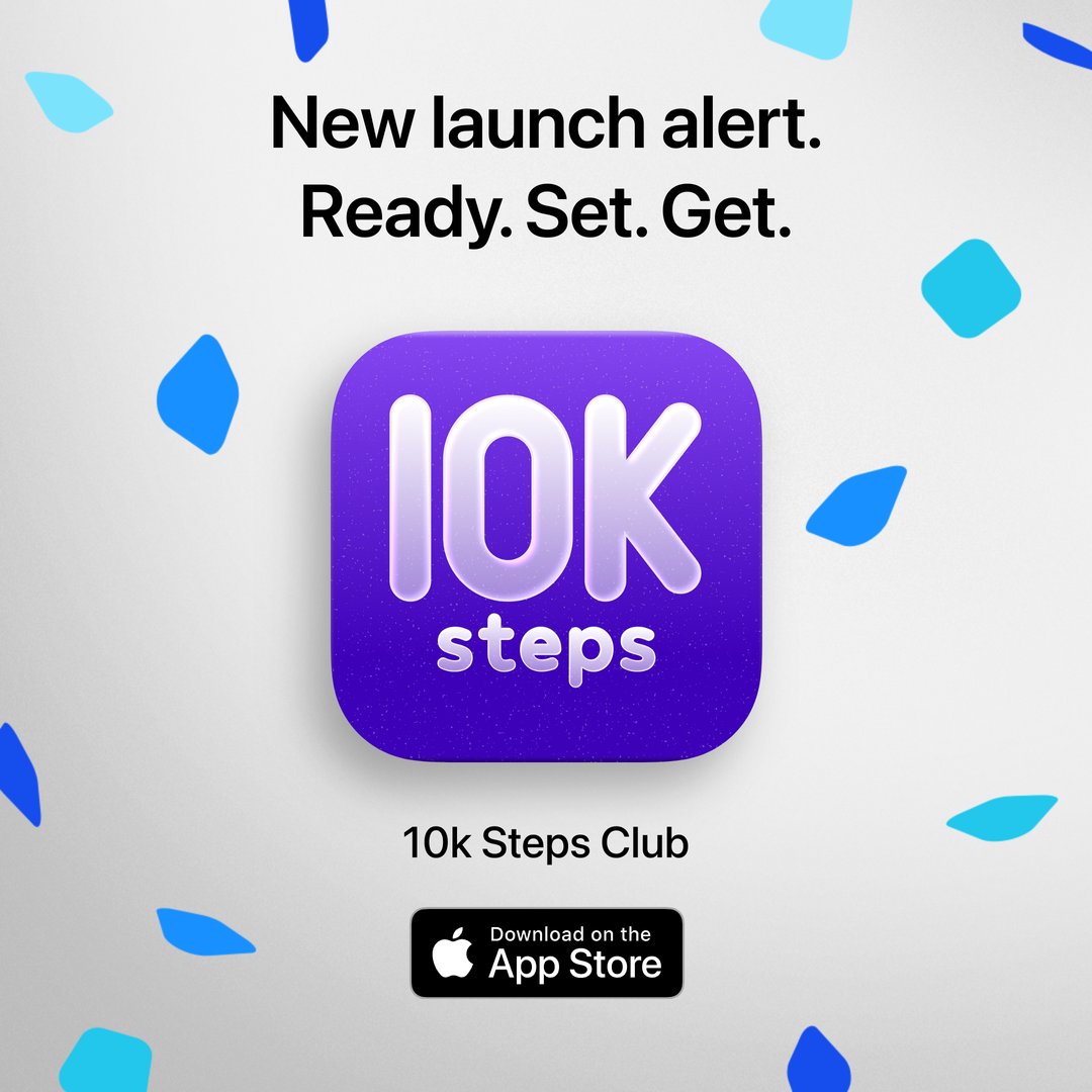 10kstepsclub's tweet image. 10,000 steps a day. One simple goal. Big impact.

The 10k Steps Club app is live on the App Store 🏃‍♀️

Walk, track, and stay consistent with the community that moves together.