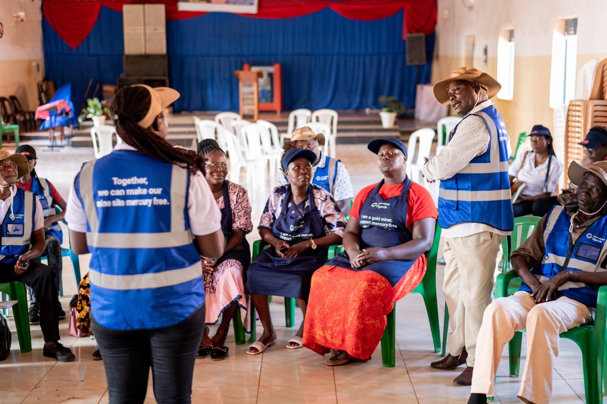 1/2 Every gram of mercury avoided is a step toward healthier communities &amp; a safer environment. 
At #planetGOLDUganda, we’re raising awareness on mercury-free alternatives &amp; supporting miners to adopt them thus protecting people, water, and their livelihoods. 
#MakeMercuryHistory