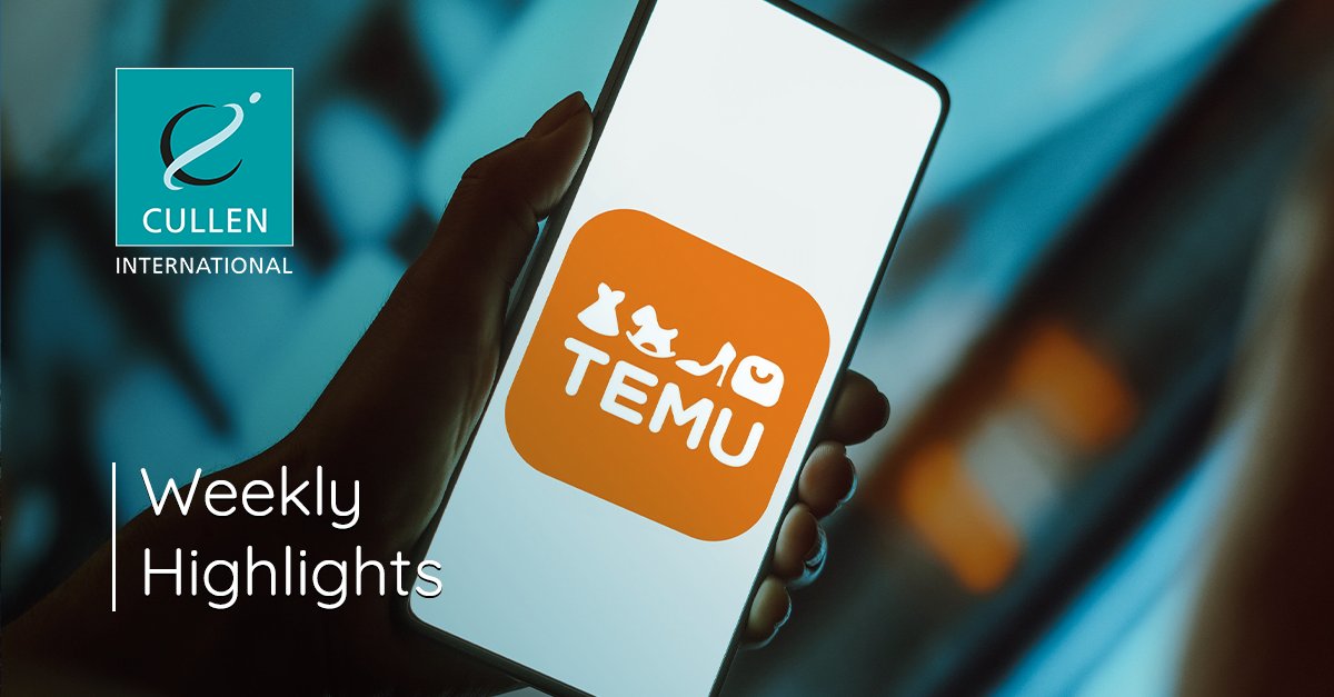 📣 #RegulatoryWeek in review:  zurl.co/s6qNs 

🇩🇪 🔎 German competition authority opens antitrust investigation into Temu
🇺🇸 🙅 US: FCC repeals 386 rules for fixed telecommunications
🇪🇺 📦 EU Commission calls for inputs on proposed new Delivery Act
...and more!