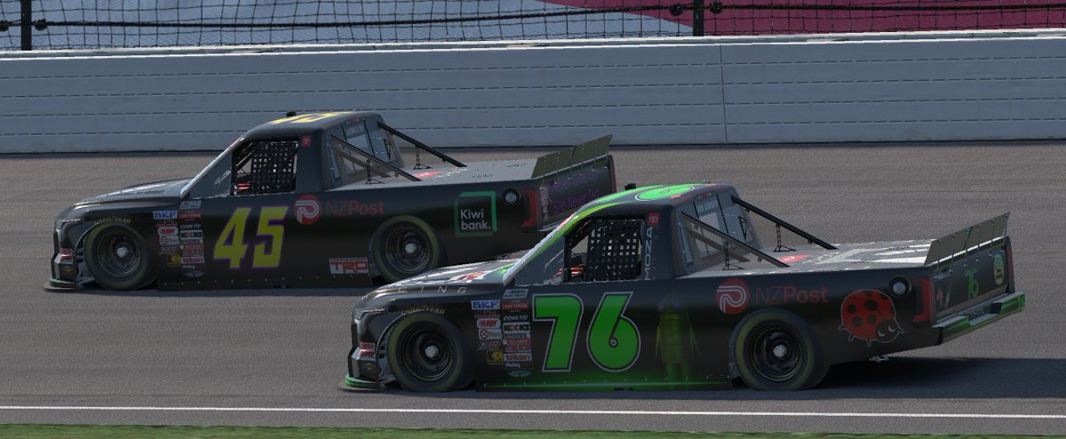 Whats next on the TRL schedule?

Round 4 of the Tasman Racing League see's us heading to the Indianapolis Motor Speedway for a 60 lap showdown on the bricks

Make sure to support the Cobra's as they take to to circuit!