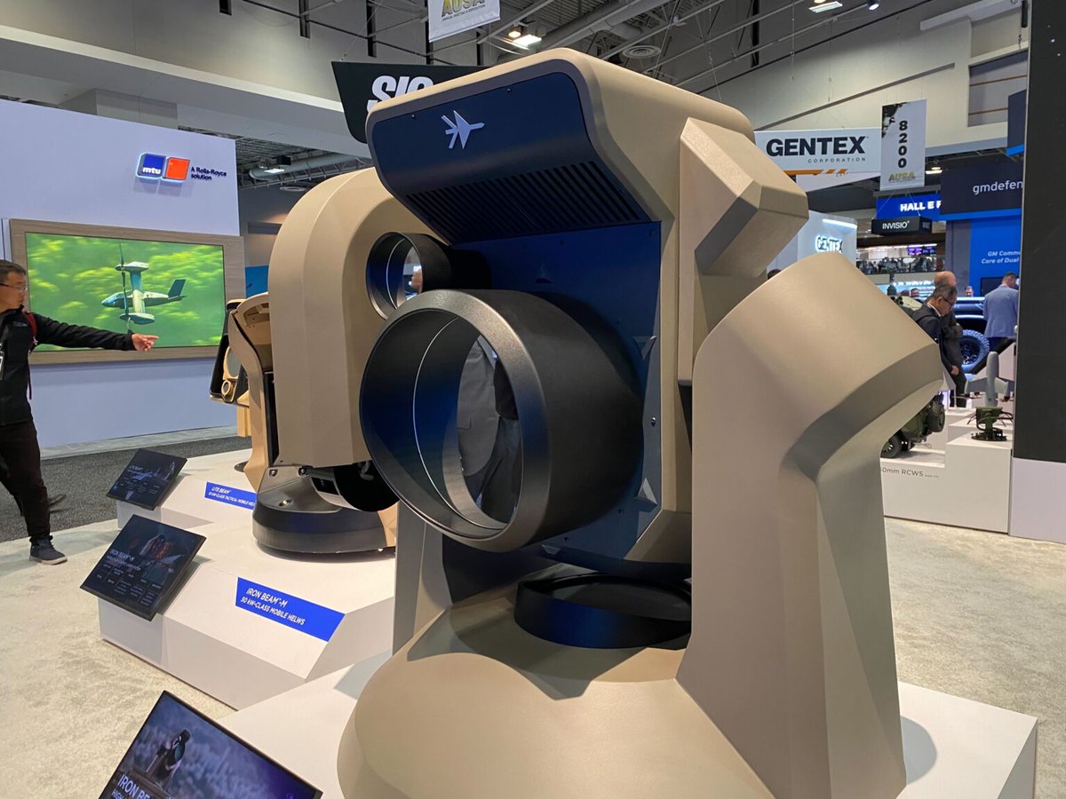 TheVanguard_Ir's tweet image. سامانه لیزری Iron Beam صد کیلوواتی شرکت رافائل

#AUSA2025