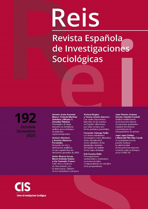 CIS_Institucion's tweet image. 🗞️ Ya puedes consultar en nuestra web todos los artículos del último número de nuestra revista de #Sociología, la REIS. 

👉 reis.cis.es/index.php/reis…